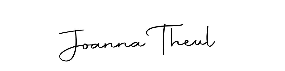 How to make Joanna Theul name signature. Use Autography-DOLnW style for creating short signs online. This is the latest handwritten sign. Joanna Theul signature style 10 images and pictures png