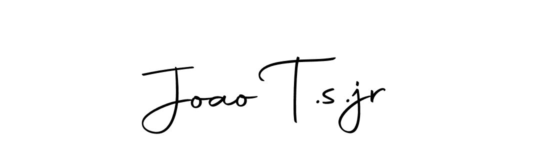 if you are searching for the best signature style for your name Joao T.s.jr. so please give up your signature search. here we have designed multiple signature styles  using Autography-DOLnW. Joao T.s.jr signature style 10 images and pictures png