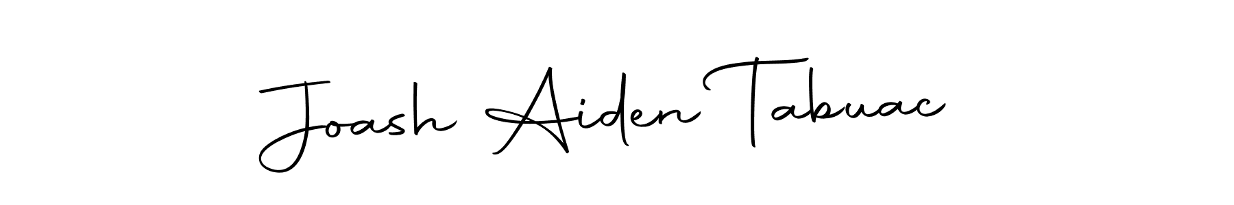 Make a beautiful signature design for name Joash Aiden Tabuac. Use this online signature maker to create a handwritten signature for free. Joash Aiden Tabuac signature style 10 images and pictures png
