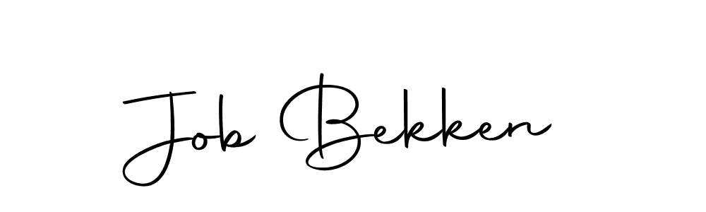 Use a signature maker to create a handwritten signature online. With this signature software, you can design (Autography-DOLnW) your own signature for name Job Bekken. Job Bekken signature style 10 images and pictures png