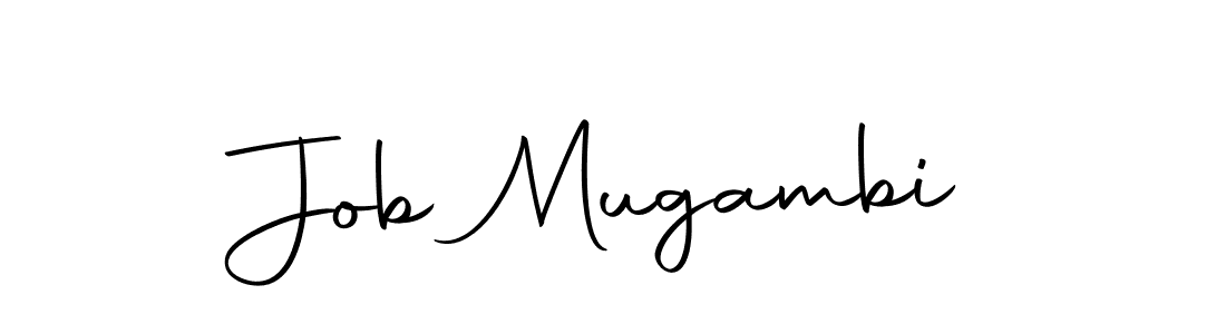 Make a beautiful signature design for name Job Mugambi. With this signature (Autography-DOLnW) style, you can create a handwritten signature for free. Job Mugambi signature style 10 images and pictures png