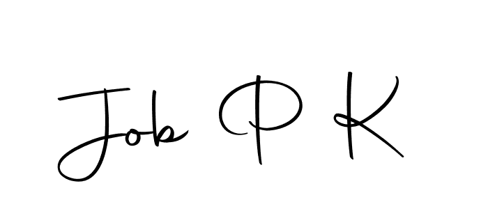 Also we have Job P K name is the best signature style. Create professional handwritten signature collection using Autography-DOLnW autograph style. Job P K signature style 10 images and pictures png