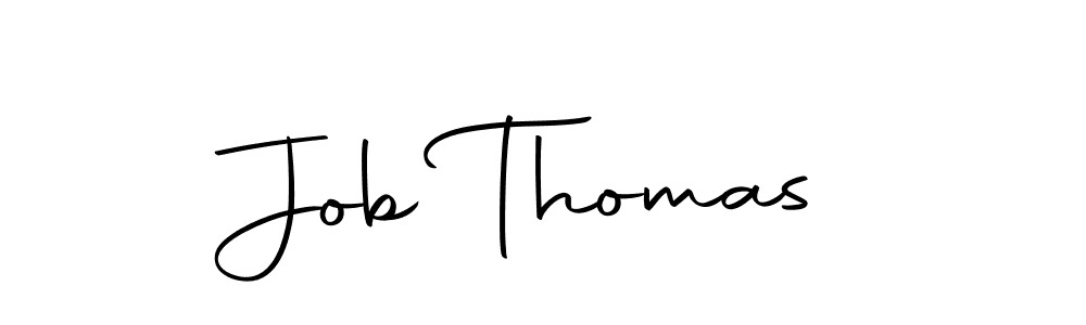You should practise on your own different ways (Autography-DOLnW) to write your name (Job Thomas) in signature. don't let someone else do it for you. Job Thomas signature style 10 images and pictures png