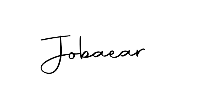 How to make Jobaear name signature. Use Autography-DOLnW style for creating short signs online. This is the latest handwritten sign. Jobaear signature style 10 images and pictures png
