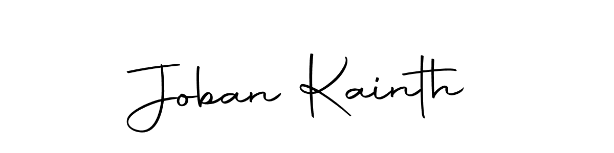 Joban Kainth stylish signature style. Best Handwritten Sign (Autography-DOLnW) for my name. Handwritten Signature Collection Ideas for my name Joban Kainth. Joban Kainth signature style 10 images and pictures png