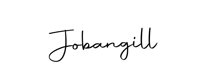 Design your own signature with our free online signature maker. With this signature software, you can create a handwritten (Autography-DOLnW) signature for name Jobangill. Jobangill signature style 10 images and pictures png