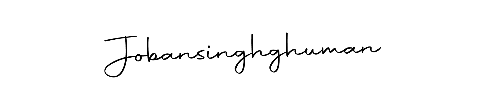 Use a signature maker to create a handwritten signature online. With this signature software, you can design (Autography-DOLnW) your own signature for name Jobansinghghuman. Jobansinghghuman signature style 10 images and pictures png