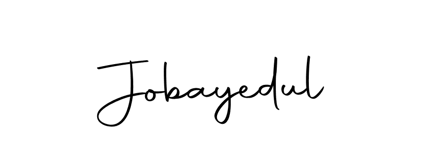 Design your own signature with our free online signature maker. With this signature software, you can create a handwritten (Autography-DOLnW) signature for name Jobayedul. Jobayedul signature style 10 images and pictures png