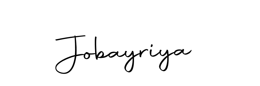 Create a beautiful signature design for name Jobayriya. With this signature (Autography-DOLnW) fonts, you can make a handwritten signature for free. Jobayriya signature style 10 images and pictures png