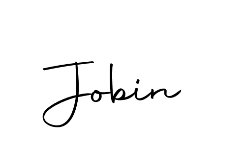 Make a beautiful signature design for name Jobin. With this signature (Autography-DOLnW) style, you can create a handwritten signature for free. Jobin signature style 10 images and pictures png