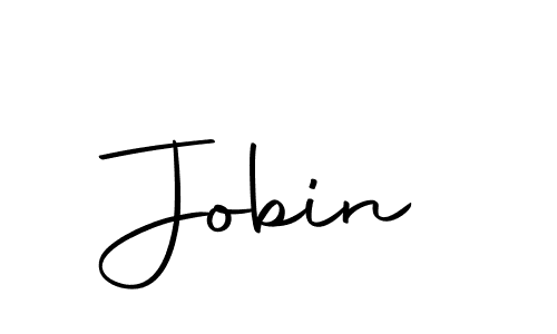 Make a beautiful signature design for name Jobin. With this signature (Autography-DOLnW) style, you can create a handwritten signature for free. Jobin signature style 10 images and pictures png