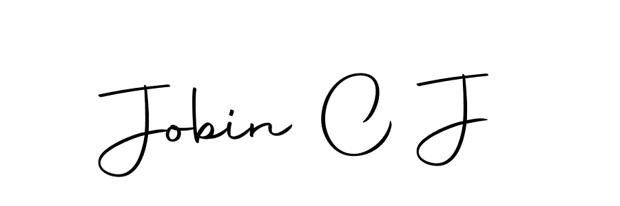 Also we have Jobin C J name is the best signature style. Create professional handwritten signature collection using Autography-DOLnW autograph style. Jobin C J signature style 10 images and pictures png