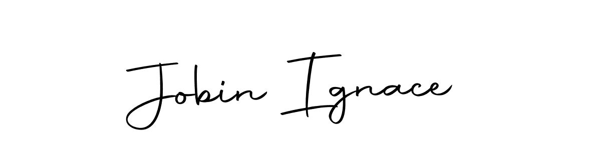 Create a beautiful signature design for name Jobin Ignace. With this signature (Autography-DOLnW) fonts, you can make a handwritten signature for free. Jobin Ignace signature style 10 images and pictures png