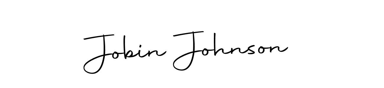 Design your own signature with our free online signature maker. With this signature software, you can create a handwritten (Autography-DOLnW) signature for name Jobin Johnson. Jobin Johnson signature style 10 images and pictures png