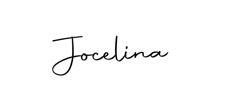 Make a beautiful signature design for name Jocelina. With this signature (Autography-DOLnW) style, you can create a handwritten signature for free. Jocelina signature style 10 images and pictures png