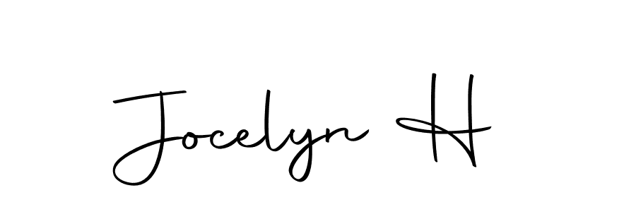 Autography-DOLnW is a professional signature style that is perfect for those who want to add a touch of class to their signature. It is also a great choice for those who want to make their signature more unique. Get Jocelyn H name to fancy signature for free. Jocelyn H signature style 10 images and pictures png