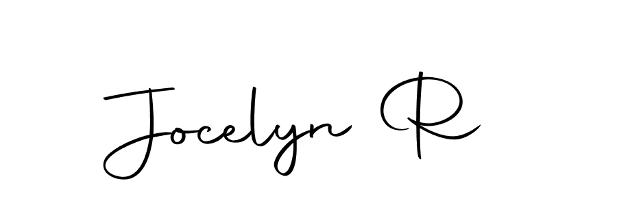 How to Draw Jocelyn R signature style? Autography-DOLnW is a latest design signature styles for name Jocelyn R. Jocelyn R signature style 10 images and pictures png