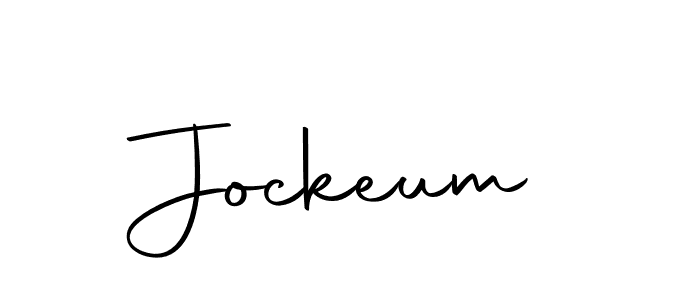 Make a beautiful signature design for name Jockeum. With this signature (Autography-DOLnW) style, you can create a handwritten signature for free. Jockeum signature style 10 images and pictures png