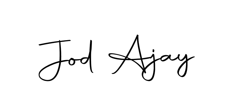 Make a beautiful signature design for name Jod Ajay. Use this online signature maker to create a handwritten signature for free. Jod Ajay signature style 10 images and pictures png