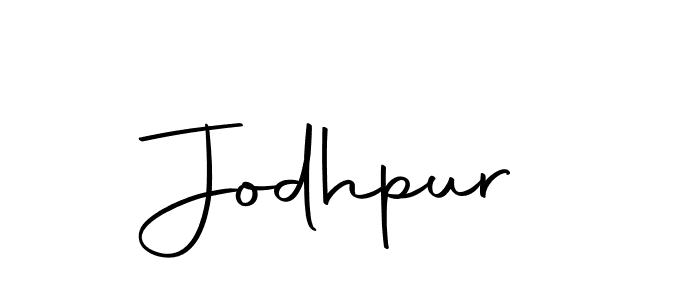 Use a signature maker to create a handwritten signature online. With this signature software, you can design (Autography-DOLnW) your own signature for name Jodhpur. Jodhpur signature style 10 images and pictures png