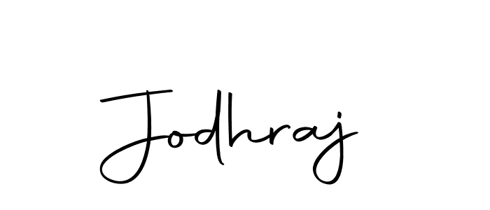 Design your own signature with our free online signature maker. With this signature software, you can create a handwritten (Autography-DOLnW) signature for name Jodhraj. Jodhraj signature style 10 images and pictures png