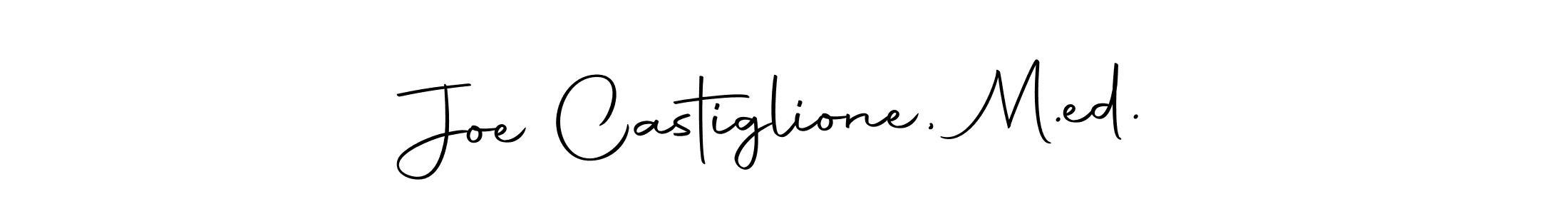 if you are searching for the best signature style for your name Joe Castiglione, M.ed.. so please give up your signature search. here we have designed multiple signature styles  using Autography-DOLnW. Joe Castiglione, M.ed. signature style 10 images and pictures png