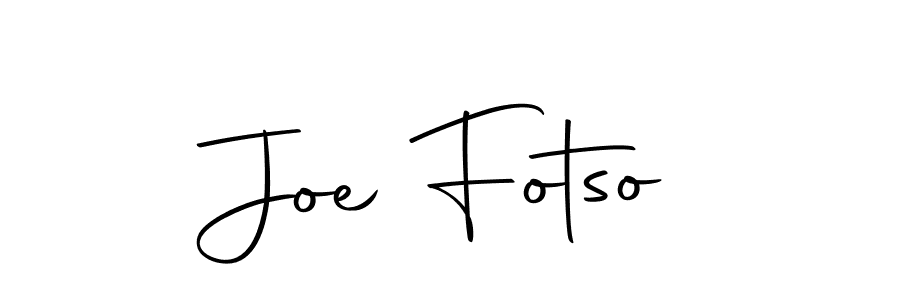 Create a beautiful signature design for name Joe Fotso. With this signature (Autography-DOLnW) fonts, you can make a handwritten signature for free. Joe Fotso signature style 10 images and pictures png