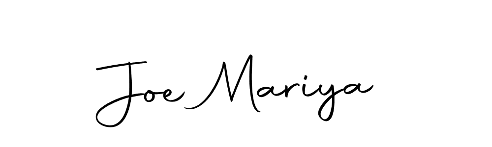 Create a beautiful signature design for name Joe Mariya. With this signature (Autography-DOLnW) fonts, you can make a handwritten signature for free. Joe Mariya signature style 10 images and pictures png