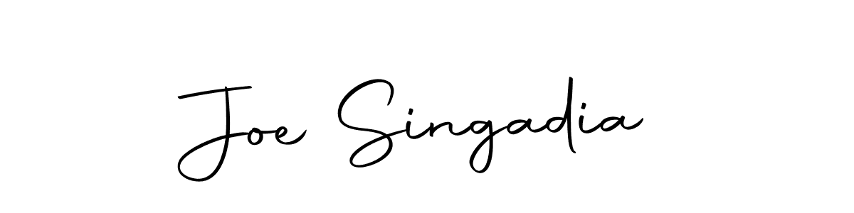 You should practise on your own different ways (Autography-DOLnW) to write your name (Joe Singadia) in signature. don't let someone else do it for you. Joe Singadia signature style 10 images and pictures png