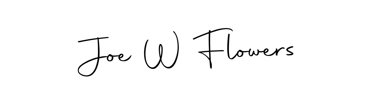 How to make Joe W Flowers signature? Autography-DOLnW is a professional autograph style. Create handwritten signature for Joe W Flowers name. Joe W Flowers signature style 10 images and pictures png