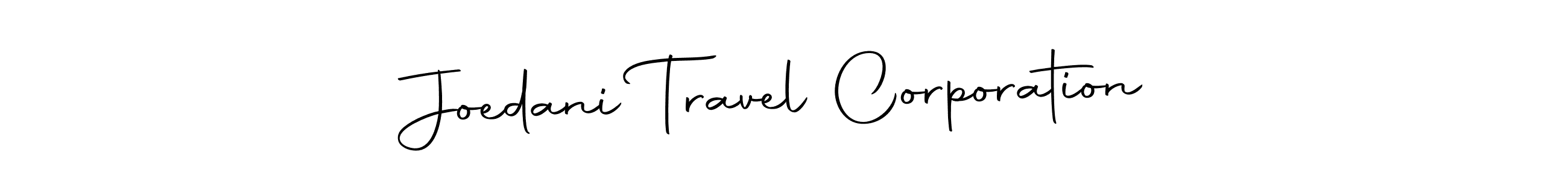 Autography-DOLnW is a professional signature style that is perfect for those who want to add a touch of class to their signature. It is also a great choice for those who want to make their signature more unique. Get Joedani Travel Corporation name to fancy signature for free. Joedani Travel Corporation signature style 10 images and pictures png