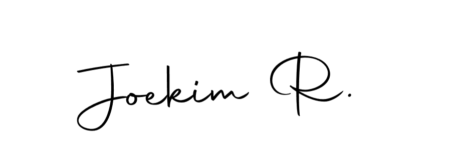 Make a beautiful signature design for name Joekim R.. Use this online signature maker to create a handwritten signature for free. Joekim R. signature style 10 images and pictures png
