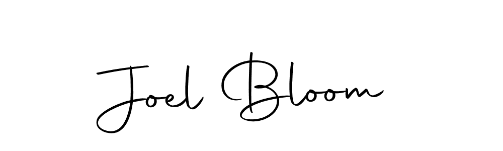 Create a beautiful signature design for name Joel Bloom. With this signature (Autography-DOLnW) fonts, you can make a handwritten signature for free. Joel Bloom signature style 10 images and pictures png