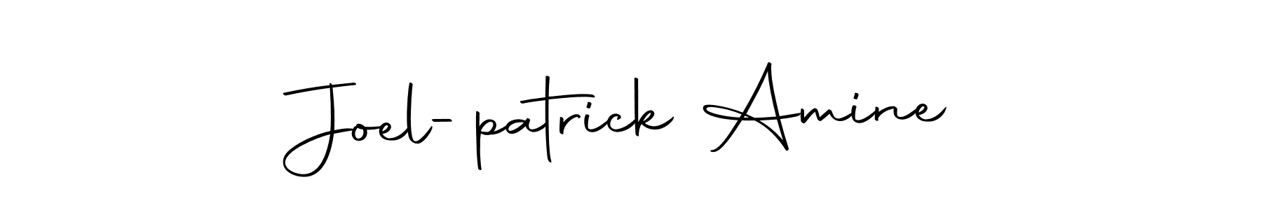 You should practise on your own different ways (Autography-DOLnW) to write your name (Joel-patrick Amine) in signature. don't let someone else do it for you. Joel-patrick Amine signature style 10 images and pictures png