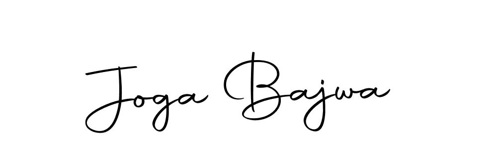 How to make Joga Bajwa name signature. Use Autography-DOLnW style for creating short signs online. This is the latest handwritten sign. Joga Bajwa signature style 10 images and pictures png