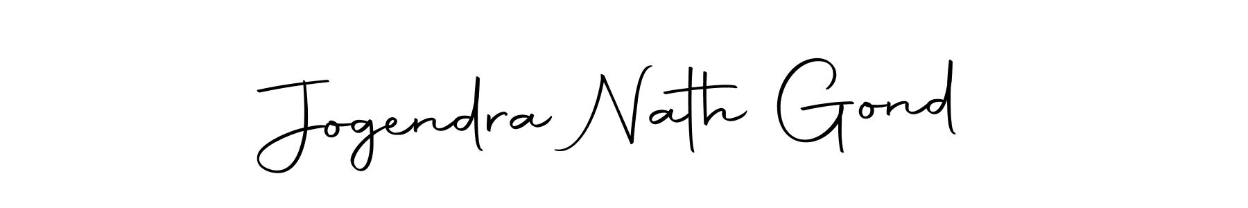 How to make Jogendra Nath Gond name signature. Use Autography-DOLnW style for creating short signs online. This is the latest handwritten sign. Jogendra Nath Gond signature style 10 images and pictures png