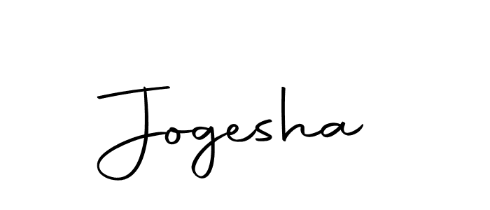 Create a beautiful signature design for name Jogesha. With this signature (Autography-DOLnW) fonts, you can make a handwritten signature for free. Jogesha signature style 10 images and pictures png