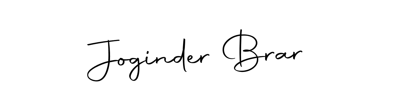 Make a beautiful signature design for name Joginder Brar. With this signature (Autography-DOLnW) style, you can create a handwritten signature for free. Joginder Brar signature style 10 images and pictures png