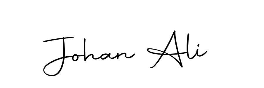 You should practise on your own different ways (Autography-DOLnW) to write your name (Johan Ali) in signature. don't let someone else do it for you. Johan Ali signature style 10 images and pictures png