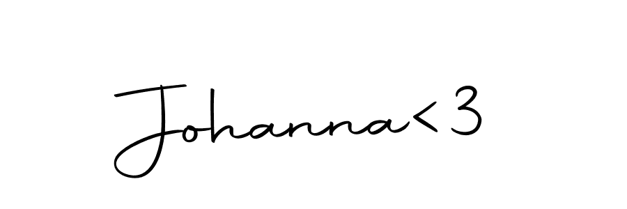 Once you've used our free online signature maker to create your best signature Autography-DOLnW style, it's time to enjoy all of the benefits that Johanna<3 name signing documents. Johanna<3 signature style 10 images and pictures png
