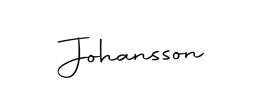 Design your own signature with our free online signature maker. With this signature software, you can create a handwritten (Autography-DOLnW) signature for name Johansson. Johansson signature style 10 images and pictures png