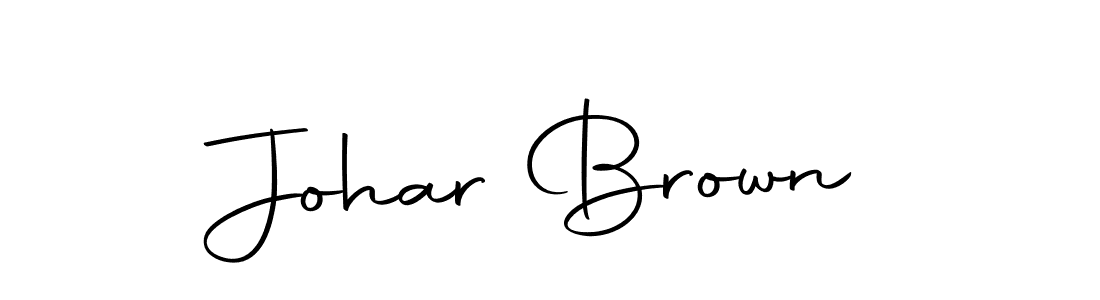 Make a beautiful signature design for name Johar Brown. Use this online signature maker to create a handwritten signature for free. Johar Brown signature style 10 images and pictures png