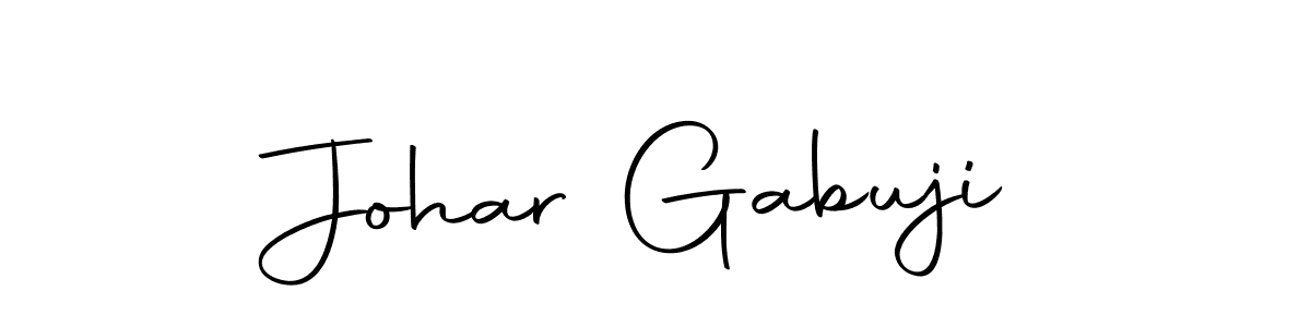 Also we have Johar Gabuji name is the best signature style. Create professional handwritten signature collection using Autography-DOLnW autograph style. Johar Gabuji signature style 10 images and pictures png