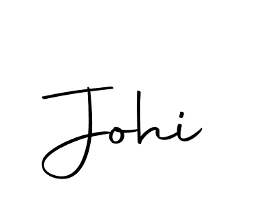 Create a beautiful signature design for name Johi. With this signature (Autography-DOLnW) fonts, you can make a handwritten signature for free. Johi signature style 10 images and pictures png