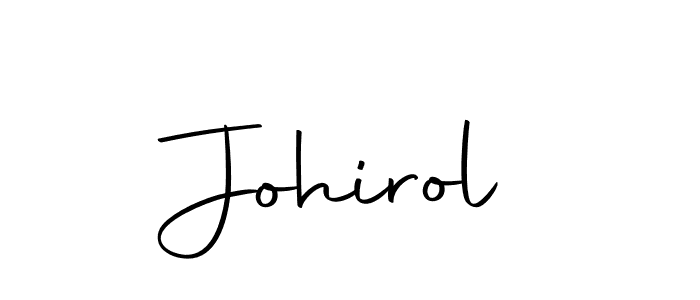 How to make Johirol signature? Autography-DOLnW is a professional autograph style. Create handwritten signature for Johirol name. Johirol signature style 10 images and pictures png