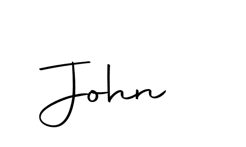 Design your own signature with our free online signature maker. With this signature software, you can create a handwritten (Autography-DOLnW) signature for name John . John  signature style 10 images and pictures png