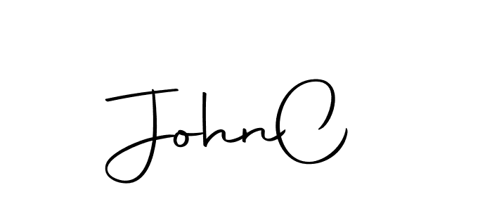 The best way (Autography-DOLnW) to make a short signature is to pick only two or three words in your name. The name John  C include a total of six letters. For converting this name. John  C signature style 10 images and pictures png