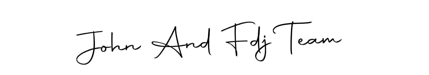 It looks lik you need a new signature style for name John And Fdj Team. Design unique handwritten (Autography-DOLnW) signature with our free signature maker in just a few clicks. John And Fdj Team signature style 10 images and pictures png