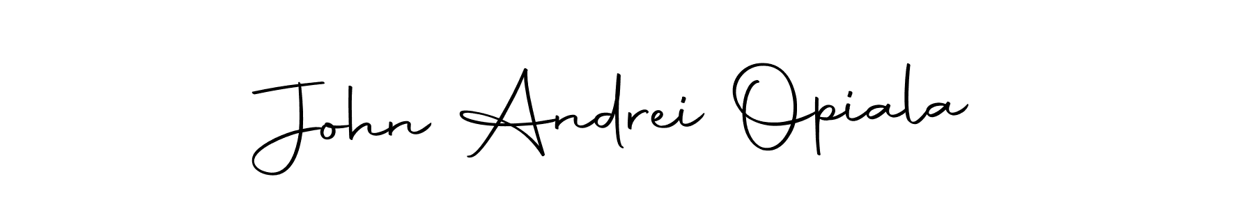 Use a signature maker to create a handwritten signature online. With this signature software, you can design (Autography-DOLnW) your own signature for name John Andrei Opiala. John Andrei Opiala signature style 10 images and pictures png