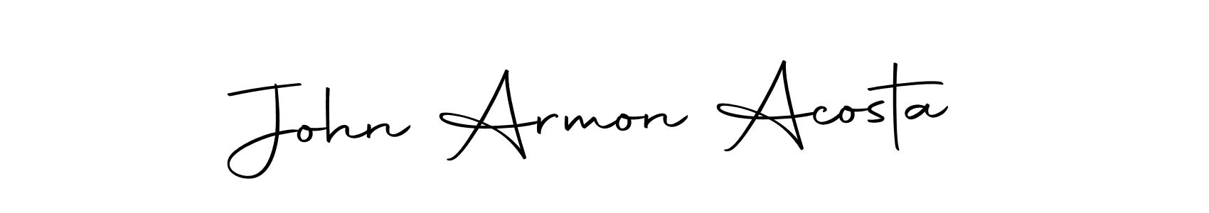 Also we have John Armon Acosta name is the best signature style. Create professional handwritten signature collection using Autography-DOLnW autograph style. John Armon Acosta signature style 10 images and pictures png